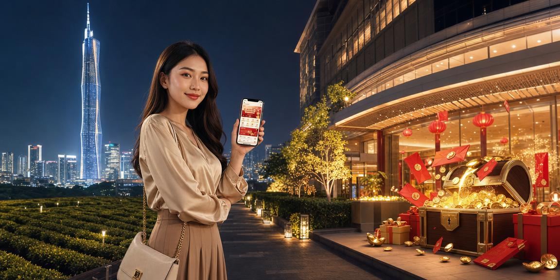 Suasana sambutan Tahun Baru Cina dengan sampul merah dan bonus khas 40150 Kuala Lumpur